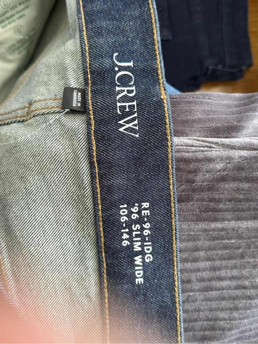 J. Crew Dark Indigo Cropped Straight-Leg Jeans NWT